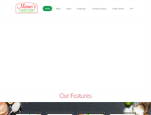 Tablet Screenshot of mamasitaliangrill.net